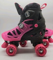 Roller Derby Energy Flex Kids Girls Roller Skates Pink Black Size 3-6 Adjus…28
