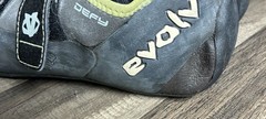 Evolv Defy Climbing Shoes Mens Sz 11.5 Black Grey Comfortable Durable Climbing