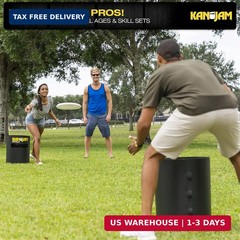 Kan Jam Disc Toss Game – American Made Outdoor Game for The Backyard, Beach, Par