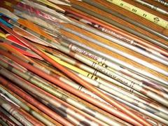 Vintage Lot Of 62 Mixed Easton Aluminum Target Arrows ~ for Repair READ.