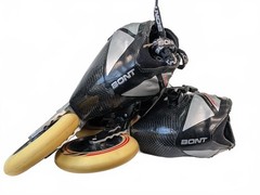 Bont Apache Racing Inline Speed Skates USA | 3-Point 110mm Carbon Fiber US 9