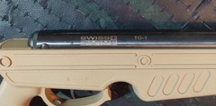 Swiss Arms TG-1 Pellet Rifle-Break Barrel-721 FPS-.177 Cal. -Excellent Condition