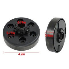 Centrifugal Go Kart Clutch 3/4″ Bore 10 Tooth 10T For 40 41 420 Chain 6.5HP