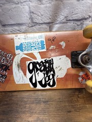 Vintage Val Surf Skateboard Phantom 2 Trucks Complete Yellow Wheels Deck
