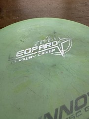 PFN Innova Star Leopard Light Green Swirly/Marbled – 174g (Pat #’s) Rare Color