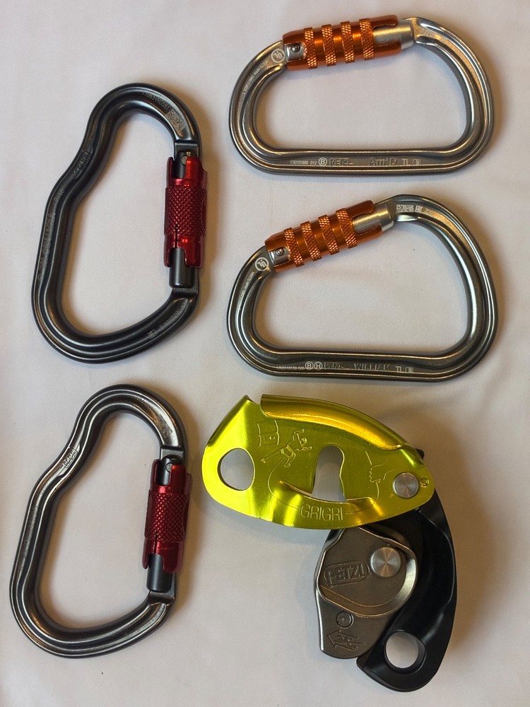 Petzl Grigri 2 Belay Device Bundle Kit – William Am’d 2x Vertigo Carabiners NWOT