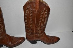 DAN POST WESTERN BOOTS- HONEY GOLD RUST LIZARD SKIN (BSW14)
