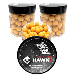 Hawki .50 Caliber Training Paintball Reusable Rubber Balls 300 pack Yellow