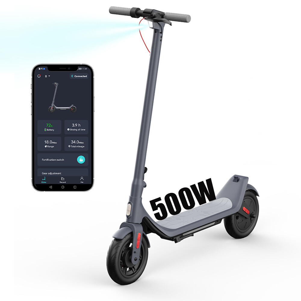 500W 10INCH Electric Scooter 25KM/H 10.4AH LONG RANGE 50KM E-Scooter US stock