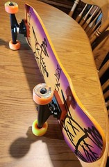 Dogtown Jay Adams «Rat Face» Skateboard w/Clear Grip Over Stickers, Snot Wheels