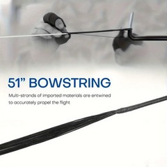 40lbs Archery Takedown Recurve Bow and Arrows Set Right & Left Handed Long Bow