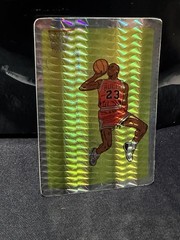 1988 to present Michael Jordan RARE Prismatic Gold Prism Jewel Vending Sticker