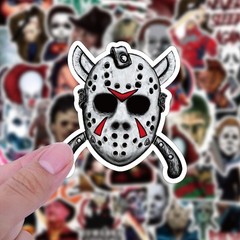 Mix 10/50 PCs Halloween Horror Movie Characters Graffiti Luggage Vinyl Stickers