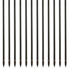 12pcs 30 inch Archery Fiberglass Arrows SP500 Hunting for Compound & Recurve Bow