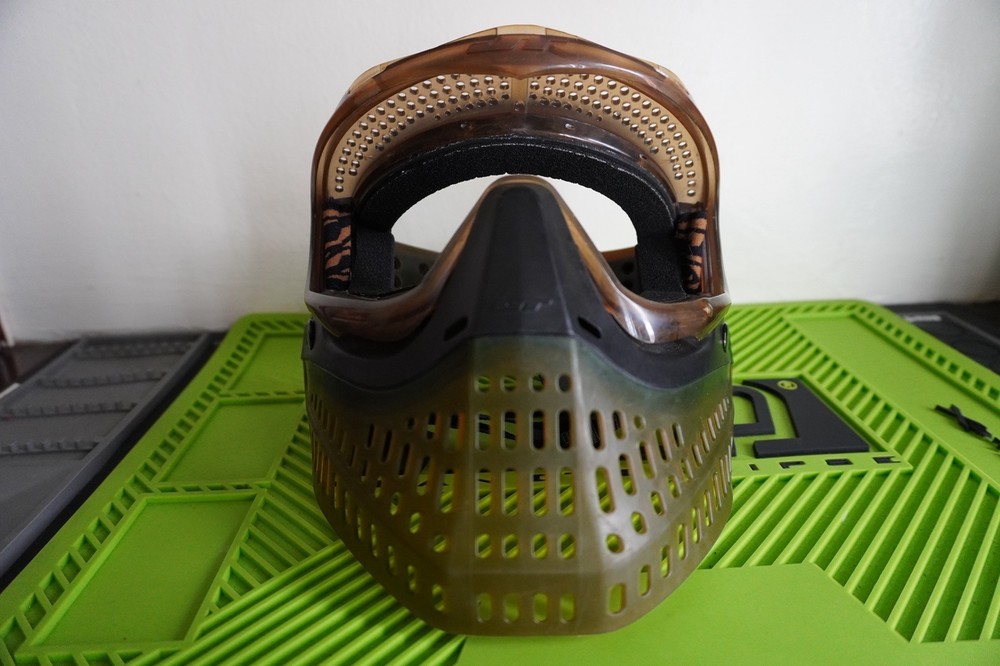 JT ProFlex Paintball Mask Parts – Brown Ice Dark