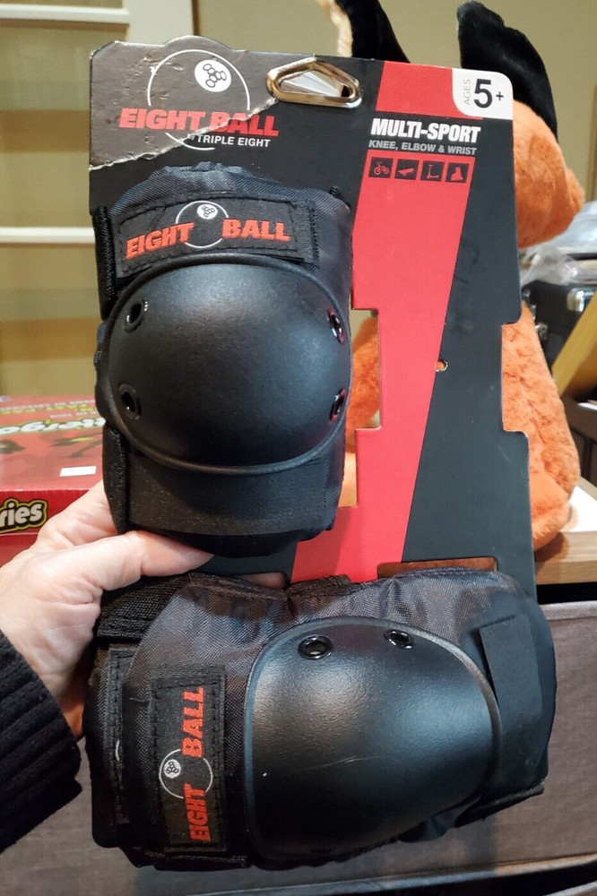 Eight Ball Multi Sport 5+ Knee & Elbow ONLY New on card High density impact pad