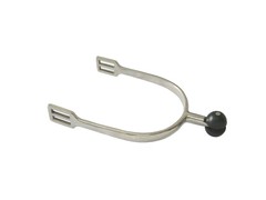 Stainless Steel Soft Touch Rubber Roller Ball English Spur – Mens