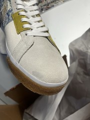 Nike SB Blazer Mid Skateboarding Shoes US 15 Medium D Multicolor Gum Sole