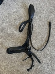 Schockemöhle Equitus Delta Black Leather Ergonomic Horse Bridle – Full Size