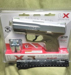 New Sealed Umarex XCP Airgun Pistol BB Kit, 2 CO2 Cartridges and 250 BBs