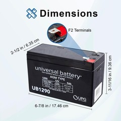 24 Volt Battery Pack for Razor E300 & E325 Scooter (9 Ah, Versions 1-4) – x2 12V