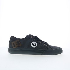 DC 43I Manual DC02960025-GRYBLK Mens Gray Skate Inspired Sneakers Shoes