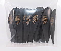 2.5″ Vanes Tonys All New Supper Wave Archery Vanes Black 50PK TNYSWV3343A