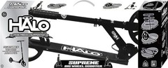 HALO Rise Above Supreme Big Wheel (8″) Scooter – Black – Adults and Kids
