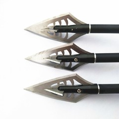 12pcs 150 grain Broadheads 1.1″ Cut Crossbow Compound Bow Arrowhead Hunting