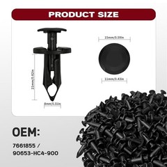 200Pcs Polaris Push Pins, UTV Nylon Fender Clips & Body Rivets – Xislet