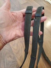 two pair of 54-in nylon English riding reins
