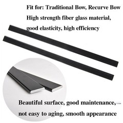 Fiberglass Bow Limb About40lbs High Strength Recurve Bow Shooting Hunting Target