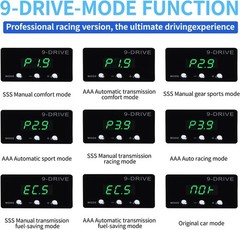 Throttle Response Controller, 9 Drive 9-Mode Smart Electronic Racing Accelerator
