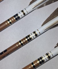 Victory wood grain traditional arrows