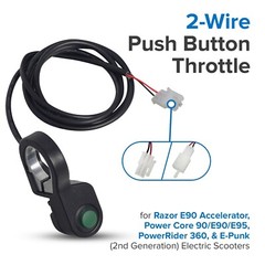Push Button Throttle for Razor E90 Accel., Power Core 90/E90/E95, PowerRider 360