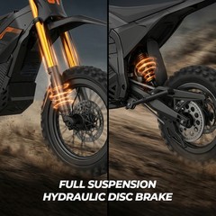 Adult Electric Dirt Bike 3000W Peak Electric Motorcycle 48V 21AH E-Moto 35MPH