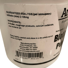 AniMed Biotin 100 Powder Horse Supplement 2.5LB