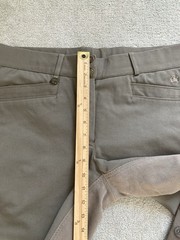 Ovation Pants Womens 34 R Brown Colorblock Full Seat Breeches Equestrian Riding