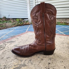 Dan Post DP2111R Men’s Brown Western Cowboy Western Boots Leather Size 14 EW