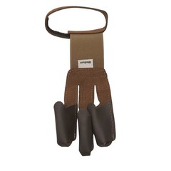 Neet Archery Traditional Suede Leather Shooting Glove Brown Medium TG-5M