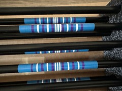 (12) Rose City PO Cedar NIGHTFALL 5S 11/32″ PAINTED & MATCHED 55-60# Arrows [v5]