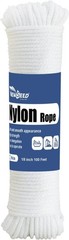 Strong 100 Ft White Nylon Rope – 1/8 Inch, Perfect for Crafts, Camping, and More
