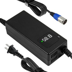 YZPOWER 58.8V 2A Battery Charger for 52V 15Ah Lithium-Ion Battery Packs Featu…