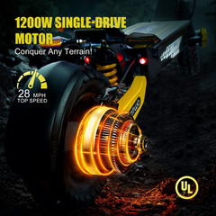 Off-road Electric Scooter for Adult 1200W 30MPH 48V13AH Foldable E-Scooter
