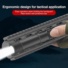 1750 Lumens Tactical Flashlight is Compatible with Picatinny/Mlok Rail for Ri…