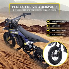 MotoTec 36v 300w Electric Dirt Bike – Multi Colors – Lithium Battery – HP122E