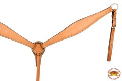 C–SET Western Horse Headstall Breast Collar Set Tack American Leather Hilason