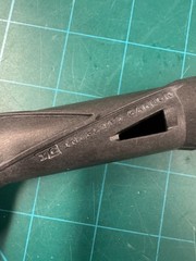 CRBN IC SS8 barrel (SILVER) with Stainless Steel .689 insert: AC thread. Rare!