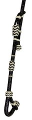Western One Single Ear Headstall Rawhide Hand Braided Bridle Horse Tack Futurity