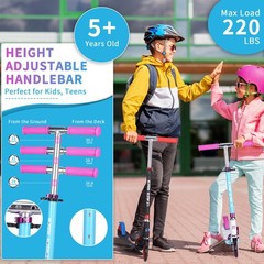 Kick Scooter for Kids Ages 6-12 & or Teens 12 Years and Up, Collapsible Porta…